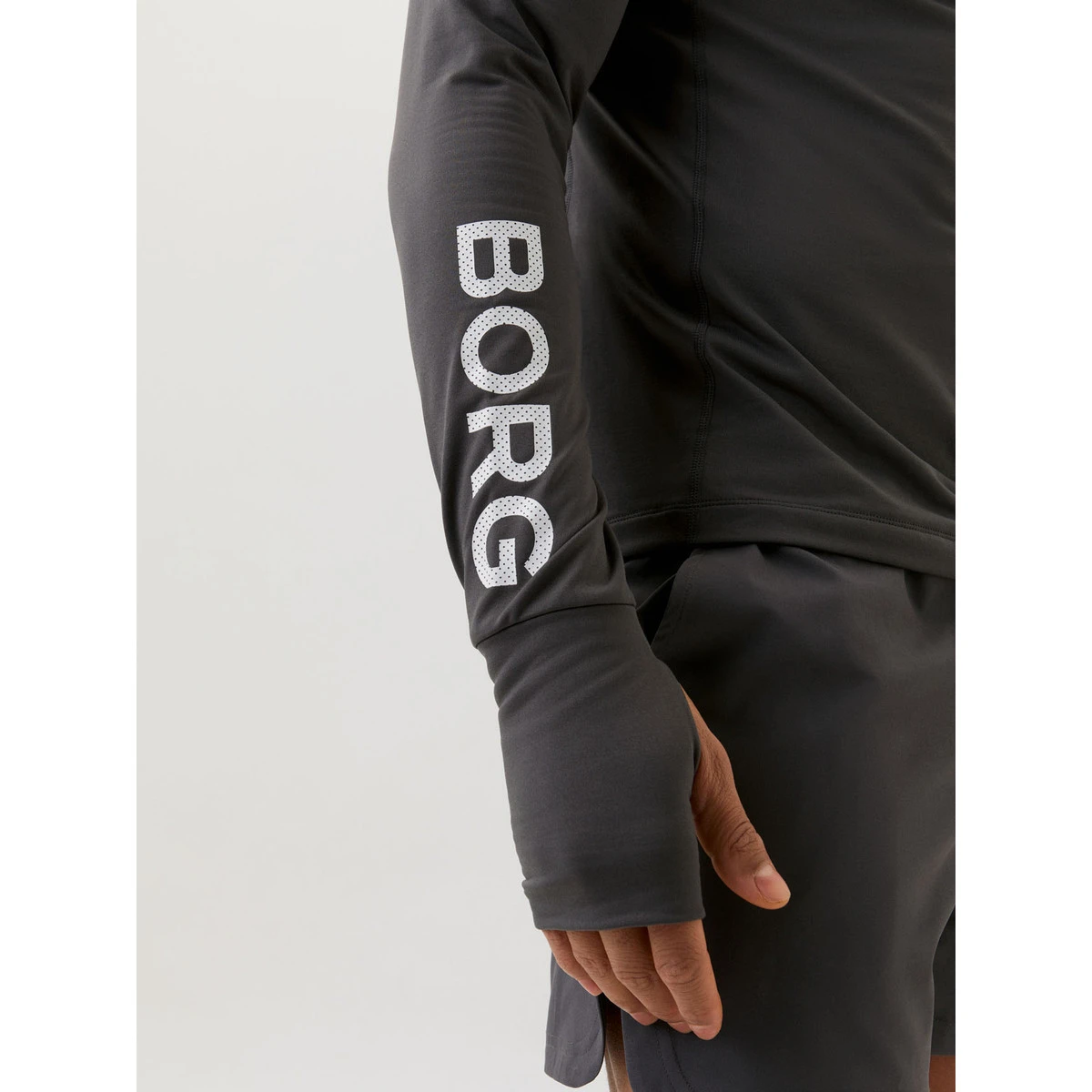 BJØRN BORG Björn Borg Grapic Midlayer LS Herren – Bild 3