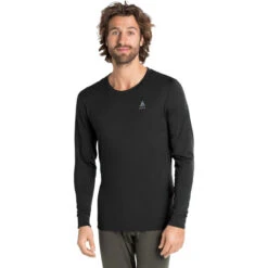 Odlo BL Top Crew Neck LS Merino 200 Herren